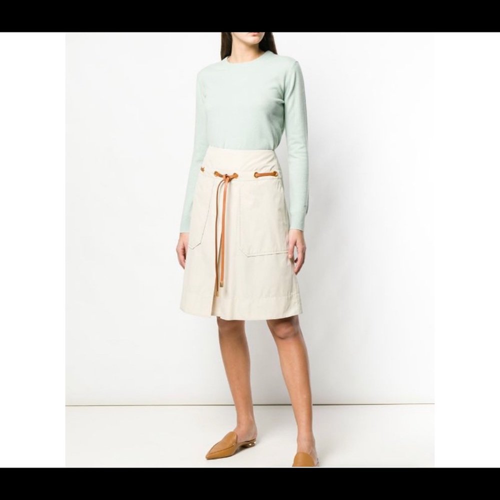 High waist tie skirt - TORY BURCH